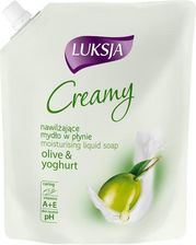 Zdjęcie LUKSJA Creamy Olive & Aloe Vera Mydło w Płynie zapas 900ml - Zamość