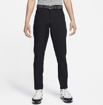 Męskie spodnie do golfa o dopasowanym kroju z pięcioma kieszeniami Nike Tour - Czerń