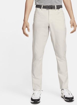 Męskie spodnie do golfa o dopasowanym kroju z pięcioma kieszeniami Nike Tour - Szary