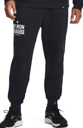 Spodnie Under Armour Pjt Rock Rival Flc Jogger-BLK 1380108-001 Rozmiar S