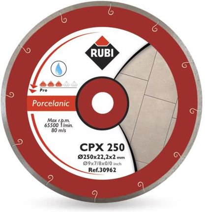 Rubi Tarcza diamentowa CPX 200-300 mm na mokro 8413797309645