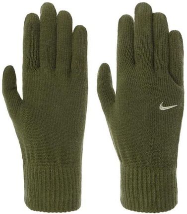 Rękawiczki zimowe Nike Swoosh Knit 2.0 khaki N.100.0665.322 (S/M)