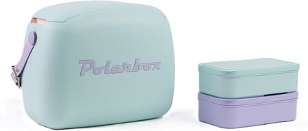 Lunch Box Polarbox Błękitny + Liliowy 6L