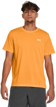 Męska koszulka do biegania Under Armour UA Steaker Tee - pomarańczowa