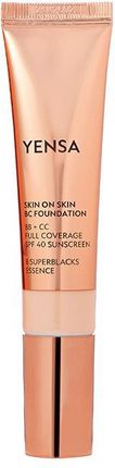 Yensa - Skin On Skin BC Foundation - BB+CC Kryjący podkład z SPF 40  Medium Warm - dla średniej karnacji o ciepłym odcieniu