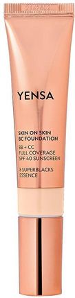 Yensa - Skin On Skin BC Foundation - BB+CC Kryjący podkład z SPF 40 Fair Neutral - jasny z neutralnymi podtonami