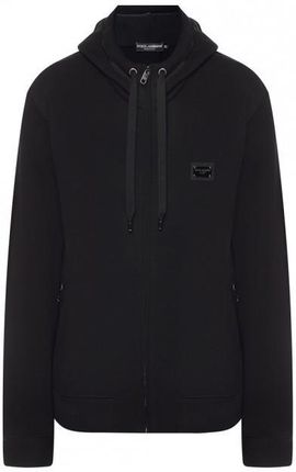 DOLCE&GABBANA luksusowa włoska bluza z kapturem BLACK -40%