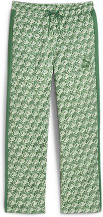 Spodnie dresowe męskie Puma T7 AOP ARCHIVE zielone 62548486