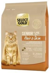 Select Gold Hair+Skin Senior Drób Z Łososiem 2,5kg