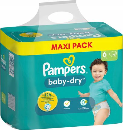 Pampers Active Baby dry 6 78 szt.