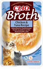 Inaba Ciao Broth Chicken With Tuna Recipe 40g