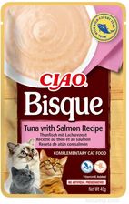 Inaba Cat Ciao Bisque Tuna Salmon Kremowa zupa tuńczyk z łososiem 40g