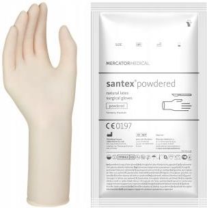 Mercator Medical Rękawiczki Lateksowe Sterylne Pudrowane Santex Powdered-Rc11050070 - R7,0
