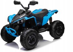 Zdjęcie Ramiz Duży Mocny Quad Dla Dzieci Can-Am Maverick 24 Volt 2X200 Watt Niebieski - Olkusz
