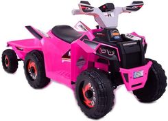 Zdjęcie Import Super-Toys Quad Atv Road Z Przyczepą I Megafonem/Xmx630T Różowy - Niepołomice