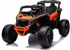 Zdjęcie Mocny Buggy Can-am Na Akumulator Dla Dzieci 4x200W 24V 7Ah 4x4 Pilot Led Pomarańczowy - Chrzanów