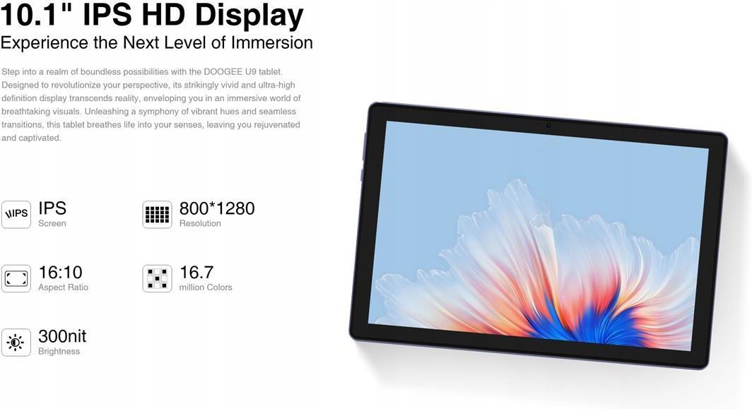 Tablet Doogee U9 10.1 3/64 GB Wi-Fi Fioletowy (U9PU) - Ceny i