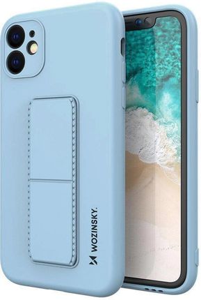 Wozinsky Kickstand Case Silikonowe Etui Z Podstawką Etui Xiaomi Redmi 10X 4G/Xiaomi Redmi Note 9 Jasnoniebieskie 19629261