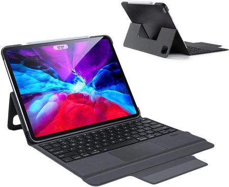 Dux Ducis Touchpad Keyboard Case Etui Na Tablet Bezprzewodowa Klawiatura Bluetooth Ipad Pro 12.9'' 2018/2020/2021 Czarny 19629010