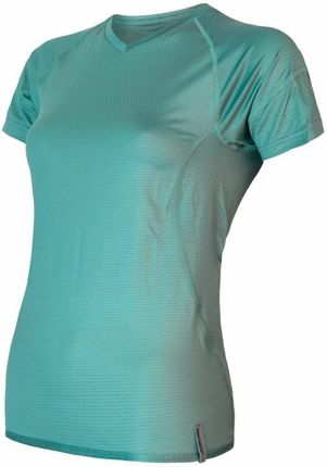 Damska koszulka Sensor Coolmax Tech Wielkość: S / Kolor: jasnoniebieski