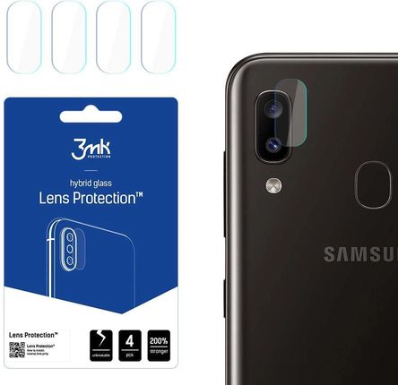 Szkło na aparat 3mk Lens Protection hybrydowe na Samsung Galaxy A20e