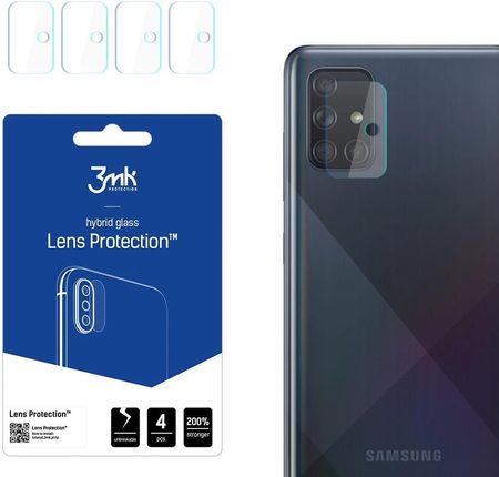 Szkło na aparat 3mk Lens Protection hybrydowe na Samsung Galaxy A71 4G