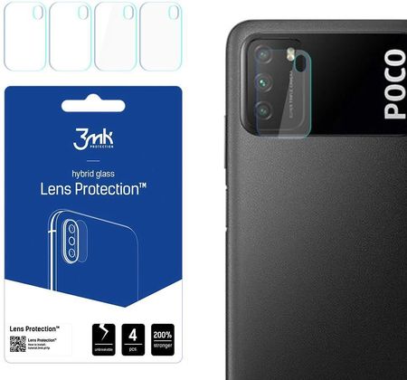 Szkło na aparat 3mk Lens Protection hybrydowe na Xiaomi Poco M3