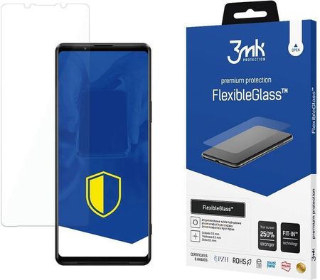 Szkło hybrydowe 3mk FlexibleGlass™ na Sony Xperia 1 III 5G