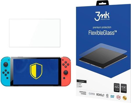 Szkło hybrydowe 3mk FlexibleGlass na Nintendo Switch OLED