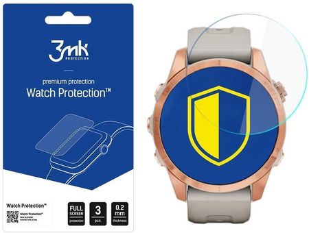 Szkło hybrydowe 3mk Watch Protection v. FlexibleGlass Lite na Garmin Fenix 7s