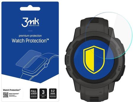 Szkło hybrydowe 3mk Watch Protection™ v. FlexibleGlass Lite na Garmin Instinct 2s