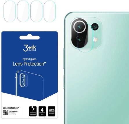 Szkło na aparat 3mk Lens Protection hybrydowe na Xiaomi Mi 11 Lite 4G / 5G / 11 Lite 5G NE