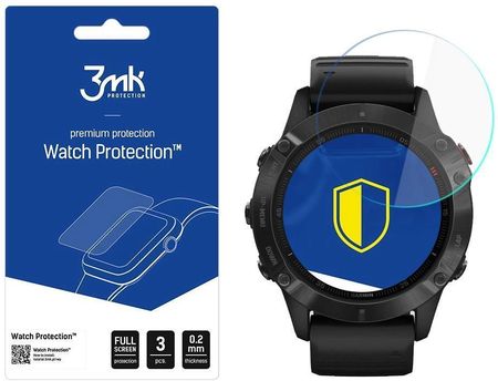 Szkło hybrydowe 3mk Watch Protection™ v. FlexibleGlass Lite na Garmin Fenix 6 Pro