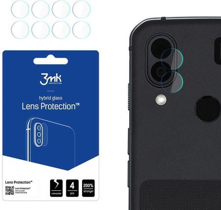 Szkło na aparat 3mk Lens Protection hybrydowe na CAT S62 Pro