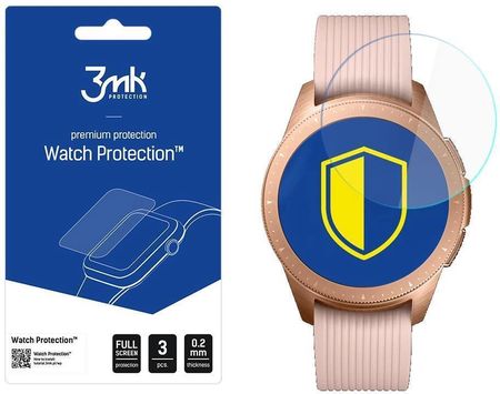 Szkło hybrydowe 3mk Watch Protection v. FlexibleGlass Lite na Samsung Galaxy Watch 42mm