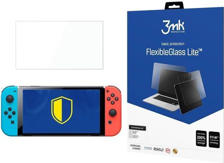 Szkło hybrydowe 3mk FlexibleGlass Lite na Nintendo Switch OLED
