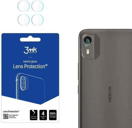 Szkło na aparat 3mk Lens Protection hybrydowe na Nokia C12