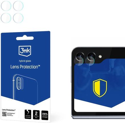 Szkło na aparat 3mk Lens Protection hybrydowe na Samsung Galaxy Z Flip 5 (front)