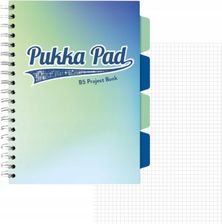 Zdjęcie Kołozeszyt W Kratkę B5 Morski Z Przekładkami Pukka Pad Projekt Book Seafoam - Warka