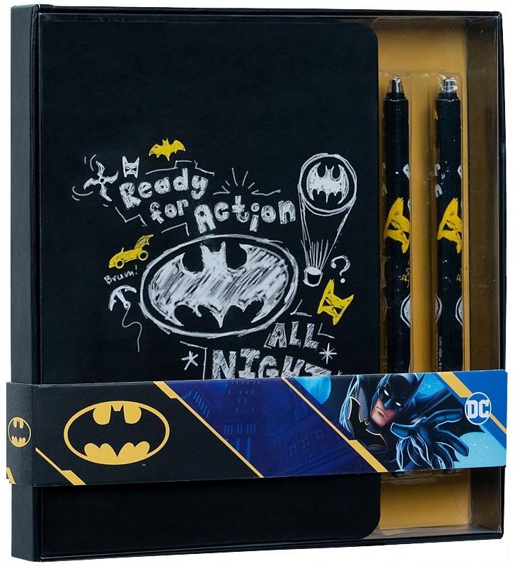 Kite Zestaw Notes Pamiętnik Z 2Szt. Długopisami Upominkowy Dc Batman ...