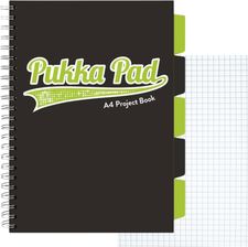 Zdjęcie Pukka Pad Kołozeszyt Na Spirali A4 Lime W Kratkę Notes 100K Czarny - Żnin