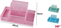 Zdjęcie Organizer Na Biurko Metalowy 20X10Cm Mix - Szklarska Poręba