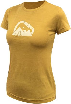 Damska koszulka Sensor Merino Air Summit Wielkość: L / Kolor: żółty