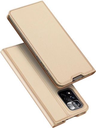 Dux Ducis Skin Pro Kabura Etui Pokrowiec Z Klapką Xiaomi Redmi Note 11 Pro+ 5G China /11 Pro 5G China /Mi11I Hypercharge/Poco X4 Nfc Złoty 19632724