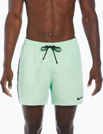 Szorty kąpielowe męskie Nike Logo Tape 5" Volley vapor green | WYSYŁKA W 24H | 30 DNI NA ZWROT