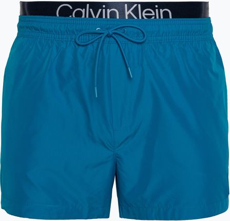 Szorty kąpielowe męskie Calvin Klein Short Double Waistband ocean hue | WYSYŁKA W 24H | 30 DNI NA ZWROT