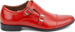 Zdjęcie Skórzane buty wizytowe Monki 306LU czerwone - Terespol