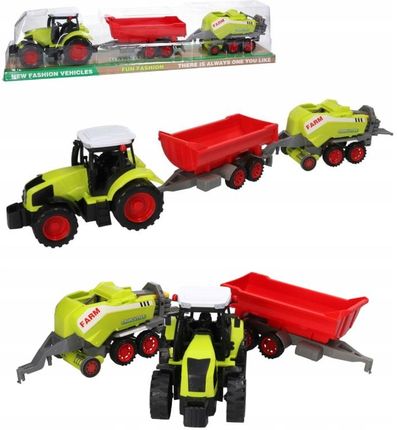 Dromader Traktor 2 Przyczepy Belownica 4625