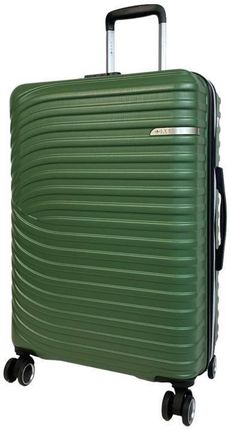 LYS Paris Hawana Średnia twarda zielona walizka na kółkach 66 cm