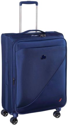 Delsey New Destination średnia niebieska walizka na kółkach 68 cm